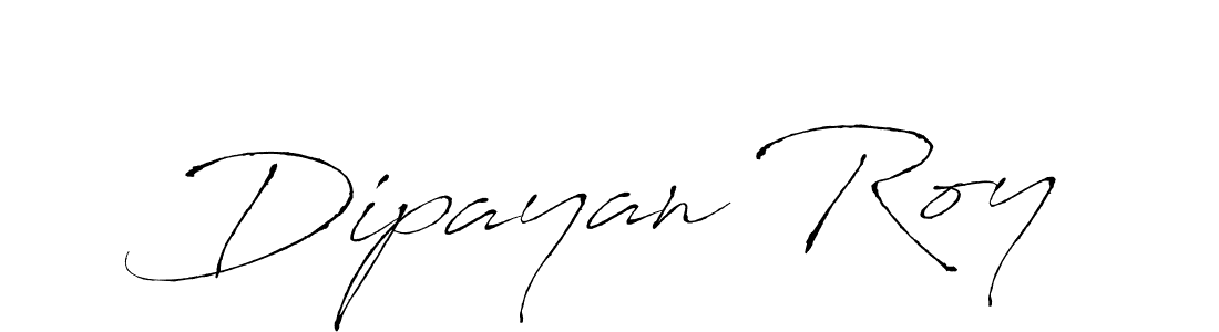 How to make Dipayan Roy name signature. Use Antro_Vectra style for creating short signs online. This is the latest handwritten sign. Dipayan Roy signature style 6 images and pictures png