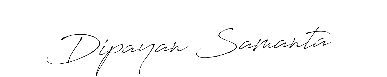 Make a beautiful signature design for name Dipayan Samanta. With this signature (Antro_Vectra) style, you can create a handwritten signature for free. Dipayan Samanta signature style 6 images and pictures png