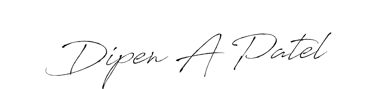 Also we have Dipen A Patel name is the best signature style. Create professional handwritten signature collection using Antro_Vectra autograph style. Dipen A Patel signature style 6 images and pictures png