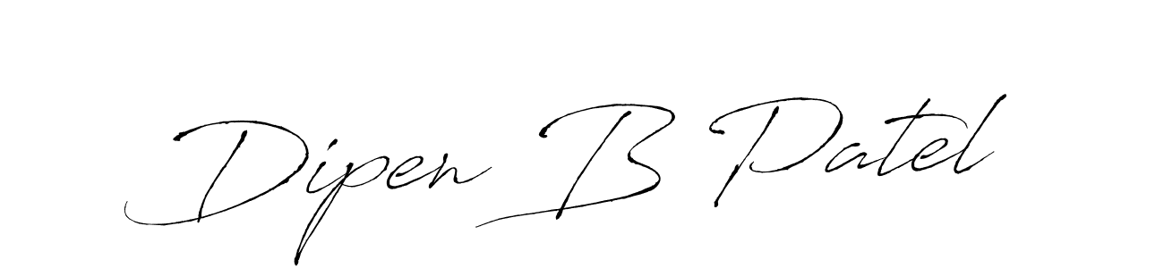 Also You can easily find your signature by using the search form. We will create Dipen B Patel name handwritten signature images for you free of cost using Antro_Vectra sign style. Dipen B Patel signature style 6 images and pictures png