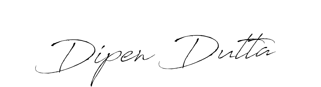 Use a signature maker to create a handwritten signature online. With this signature software, you can design (Antro_Vectra) your own signature for name Dipen Dutta. Dipen Dutta signature style 6 images and pictures png