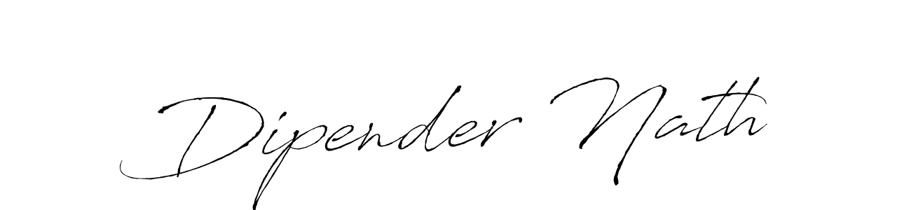 How to make Dipender Nath signature? Antro_Vectra is a professional autograph style. Create handwritten signature for Dipender Nath name. Dipender Nath signature style 6 images and pictures png