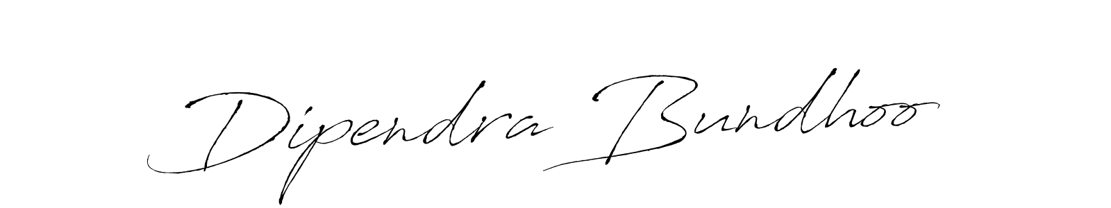 Antro_Vectra is a professional signature style that is perfect for those who want to add a touch of class to their signature. It is also a great choice for those who want to make their signature more unique. Get Dipendra Bundhoo name to fancy signature for free. Dipendra Bundhoo signature style 6 images and pictures png