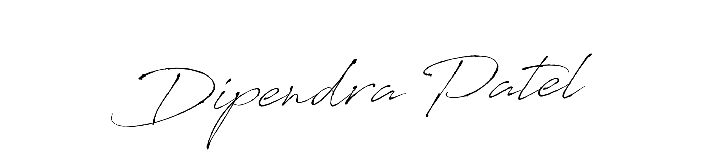 How to make Dipendra Patel signature? Antro_Vectra is a professional autograph style. Create handwritten signature for Dipendra Patel name. Dipendra Patel signature style 6 images and pictures png