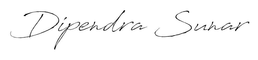 Also You can easily find your signature by using the search form. We will create Dipendra Sunar name handwritten signature images for you free of cost using Antro_Vectra sign style. Dipendra Sunar signature style 6 images and pictures png