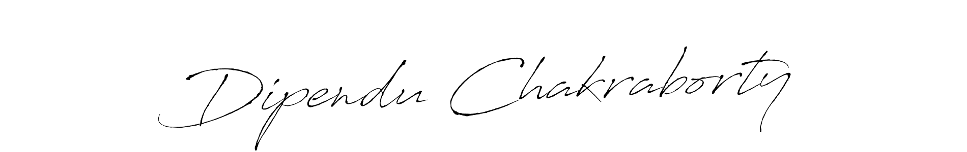 How to make Dipendu Chakraborty signature? Antro_Vectra is a professional autograph style. Create handwritten signature for Dipendu Chakraborty name. Dipendu Chakraborty signature style 6 images and pictures png