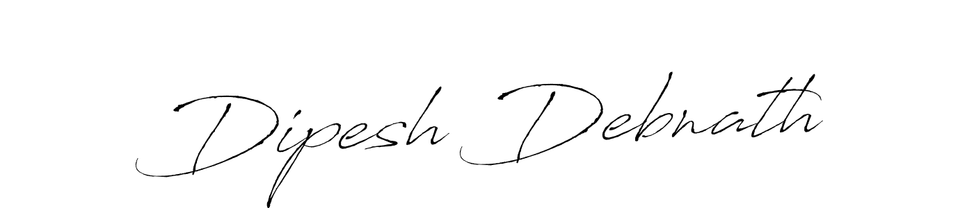 Create a beautiful signature design for name Dipesh Debnath. With this signature (Antro_Vectra) fonts, you can make a handwritten signature for free. Dipesh Debnath signature style 6 images and pictures png