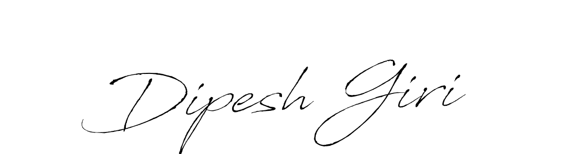 Dipesh Giri stylish signature style. Best Handwritten Sign (Antro_Vectra) for my name. Handwritten Signature Collection Ideas for my name Dipesh Giri. Dipesh Giri signature style 6 images and pictures png