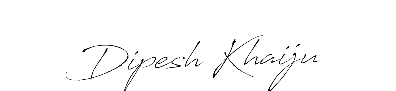 It looks lik you need a new signature style for name Dipesh Khaiju. Design unique handwritten (Antro_Vectra) signature with our free signature maker in just a few clicks. Dipesh Khaiju signature style 6 images and pictures png