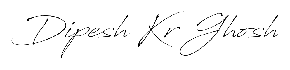 Try this chic Dipesh Kr Ghosh handwritten sign style. Using Antro_Vectra font elements, it gives your name a sleek, memorable identity. Dipesh Kr Ghosh signature style 6 images and pictures png