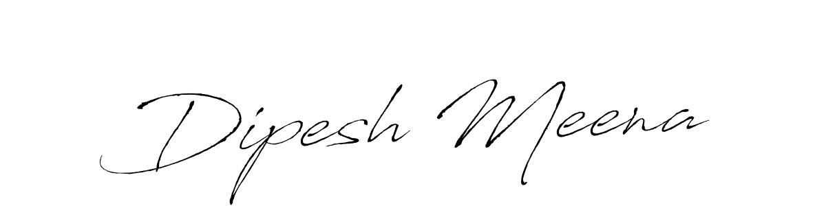 Use a signature maker to create a handwritten signature online. With this signature software, you can design (Antro_Vectra) your own signature for name Dipesh Meena. Dipesh Meena signature style 6 images and pictures png