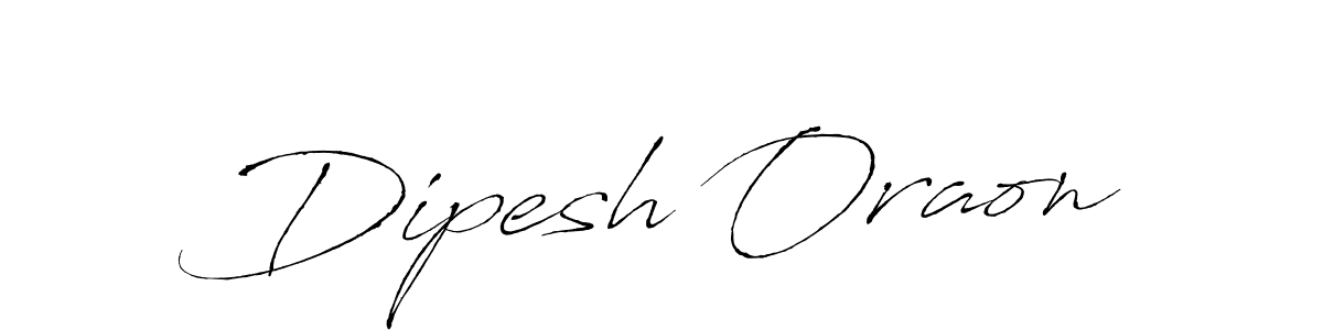How to make Dipesh Oraon signature? Antro_Vectra is a professional autograph style. Create handwritten signature for Dipesh Oraon name. Dipesh Oraon signature style 6 images and pictures png