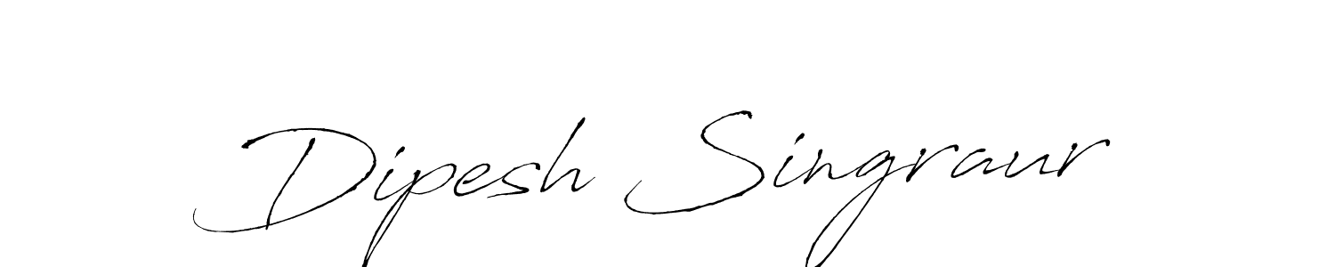 Similarly Antro_Vectra is the best handwritten signature design. Signature creator online .You can use it as an online autograph creator for name Dipesh Singraur. Dipesh Singraur signature style 6 images and pictures png