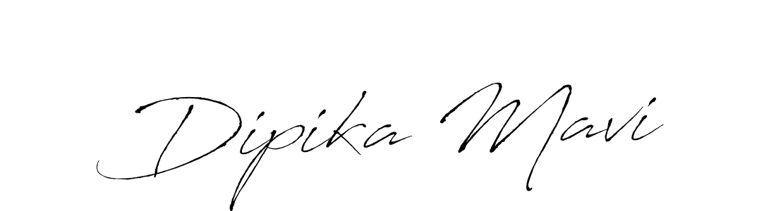Design your own signature with our free online signature maker. With this signature software, you can create a handwritten (Antro_Vectra) signature for name Dipika Mavi. Dipika Mavi signature style 6 images and pictures png