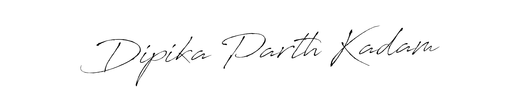 You should practise on your own different ways (Antro_Vectra) to write your name (Dipika Parth Kadam) in signature. don't let someone else do it for you. Dipika Parth Kadam signature style 6 images and pictures png