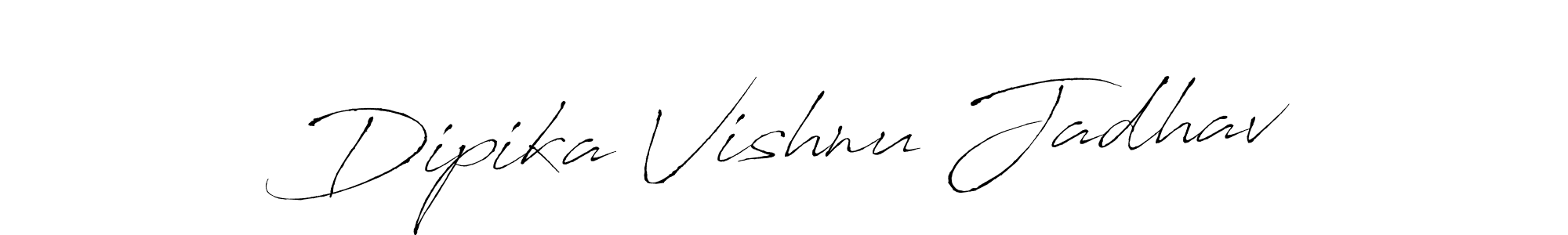 if you are searching for the best signature style for your name Dipika Vishnu Jadhav. so please give up your signature search. here we have designed multiple signature styles  using Antro_Vectra. Dipika Vishnu Jadhav signature style 6 images and pictures png