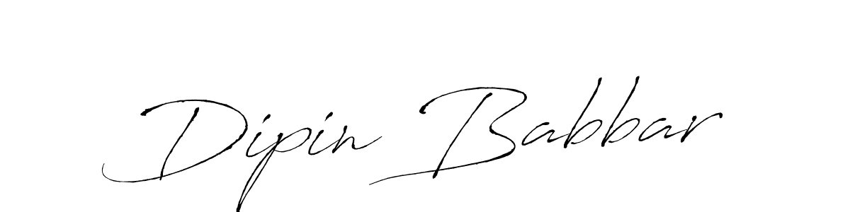 You should practise on your own different ways (Antro_Vectra) to write your name (Dipin Babbar) in signature. don't let someone else do it for you. Dipin Babbar signature style 6 images and pictures png