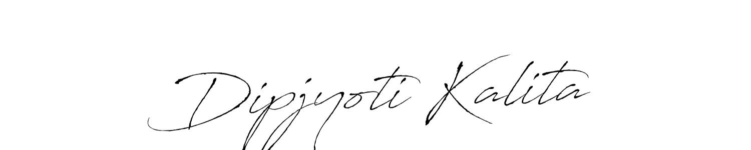 How to make Dipjyoti Kalita signature? Antro_Vectra is a professional autograph style. Create handwritten signature for Dipjyoti Kalita name. Dipjyoti Kalita signature style 6 images and pictures png