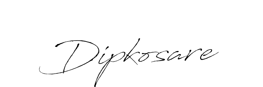 How to make Dipkosare signature? Antro_Vectra is a professional autograph style. Create handwritten signature for Dipkosare name. Dipkosare signature style 6 images and pictures png