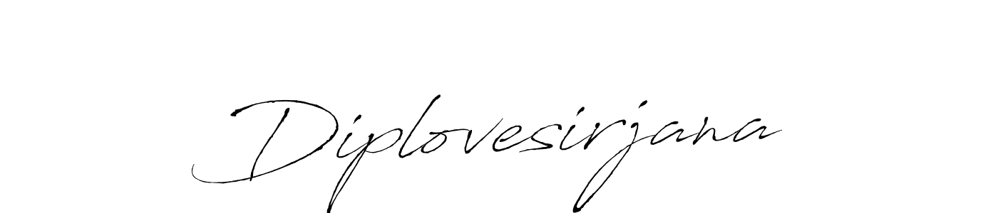 Use a signature maker to create a handwritten signature online. With this signature software, you can design (Antro_Vectra) your own signature for name Diplovesirjana. Diplovesirjana signature style 6 images and pictures png