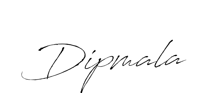 How to make Dipmala name signature. Use Antro_Vectra style for creating short signs online. This is the latest handwritten sign. Dipmala signature style 6 images and pictures png