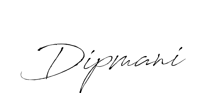 Antro_Vectra is a professional signature style that is perfect for those who want to add a touch of class to their signature. It is also a great choice for those who want to make their signature more unique. Get Dipmani name to fancy signature for free. Dipmani signature style 6 images and pictures png