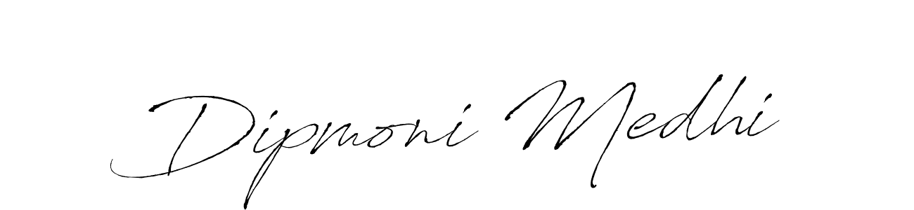 Similarly Antro_Vectra is the best handwritten signature design. Signature creator online .You can use it as an online autograph creator for name Dipmoni Medhi. Dipmoni Medhi signature style 6 images and pictures png