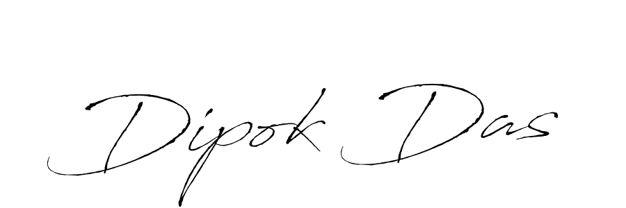 How to make Dipok Das signature? Antro_Vectra is a professional autograph style. Create handwritten signature for Dipok Das name. Dipok Das signature style 6 images and pictures png