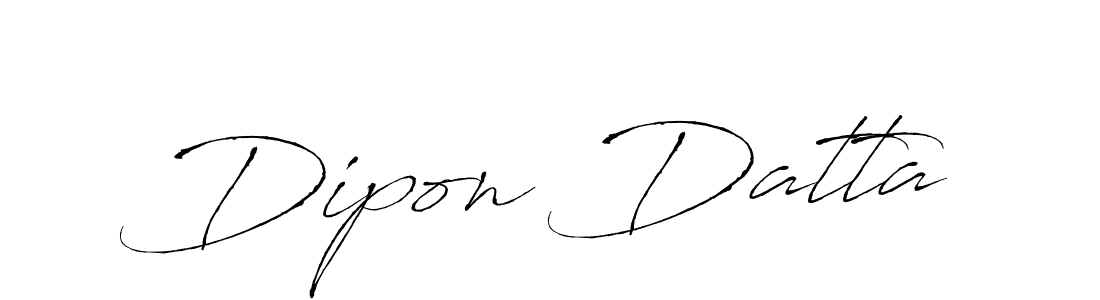 Create a beautiful signature design for name Dipon Datta. With this signature (Antro_Vectra) fonts, you can make a handwritten signature for free. Dipon Datta signature style 6 images and pictures png