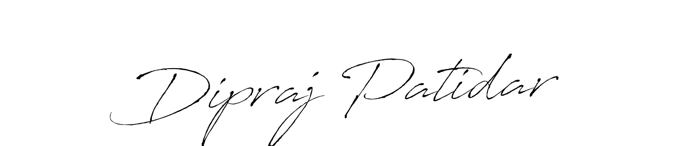 Antro_Vectra is a professional signature style that is perfect for those who want to add a touch of class to their signature. It is also a great choice for those who want to make their signature more unique. Get Dipraj Patidar name to fancy signature for free. Dipraj Patidar signature style 6 images and pictures png