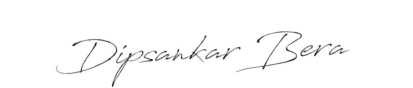 Create a beautiful signature design for name Dipsankar Bera. With this signature (Antro_Vectra) fonts, you can make a handwritten signature for free. Dipsankar Bera signature style 6 images and pictures png