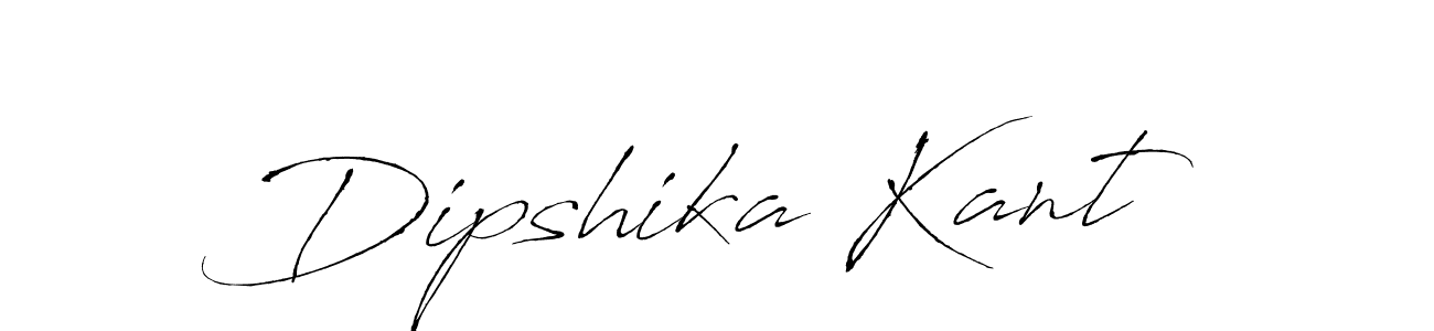 Also You can easily find your signature by using the search form. We will create Dipshika Kant name handwritten signature images for you free of cost using Antro_Vectra sign style. Dipshika Kant signature style 6 images and pictures png