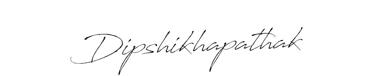 How to make Dipshikhapathak name signature. Use Antro_Vectra style for creating short signs online. This is the latest handwritten sign. Dipshikhapathak signature style 6 images and pictures png