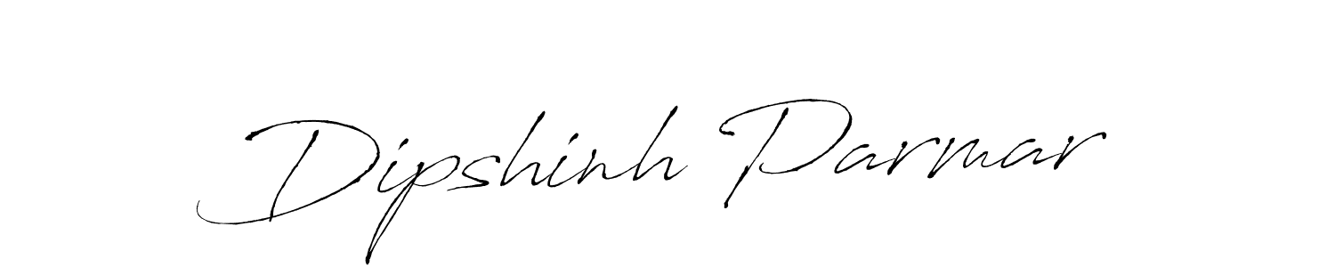 Create a beautiful signature design for name Dipshinh Parmar. With this signature (Antro_Vectra) fonts, you can make a handwritten signature for free. Dipshinh Parmar signature style 6 images and pictures png