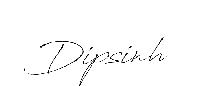 Make a beautiful signature design for name Dipsinh. With this signature (Antro_Vectra) style, you can create a handwritten signature for free. Dipsinh signature style 6 images and pictures png