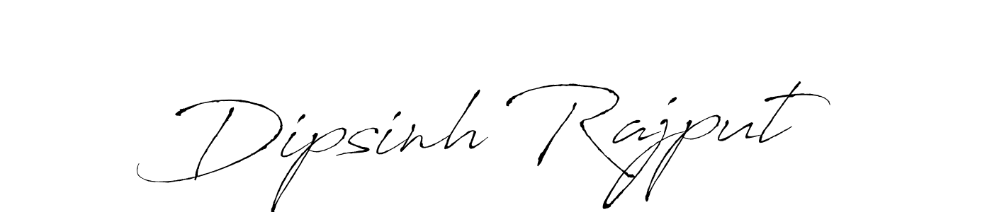 Dipsinh Rajput stylish signature style. Best Handwritten Sign (Antro_Vectra) for my name. Handwritten Signature Collection Ideas for my name Dipsinh Rajput. Dipsinh Rajput signature style 6 images and pictures png