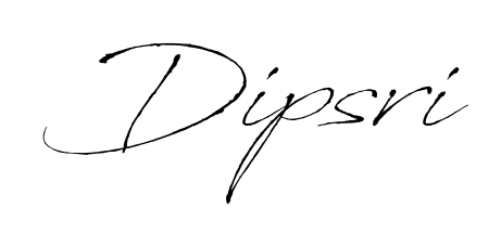 You should practise on your own different ways (Antro_Vectra) to write your name (Dipsri) in signature. Don't let someone else do it for you. Dipsri signature style 6 images and pictures png