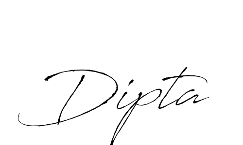 Dipta stylish signature style. Best Handwritten Sign (Antro_Vectra) for my name. Handwritten Signature Collection Ideas for my name Dipta. Dipta signature style 6 images and pictures png