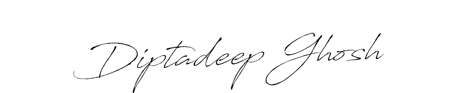 Diptadeep Ghosh stylish signature style. Best Handwritten Sign (Antro_Vectra) for my name. Handwritten Signature Collection Ideas for my name Diptadeep Ghosh. Diptadeep Ghosh signature style 6 images and pictures png