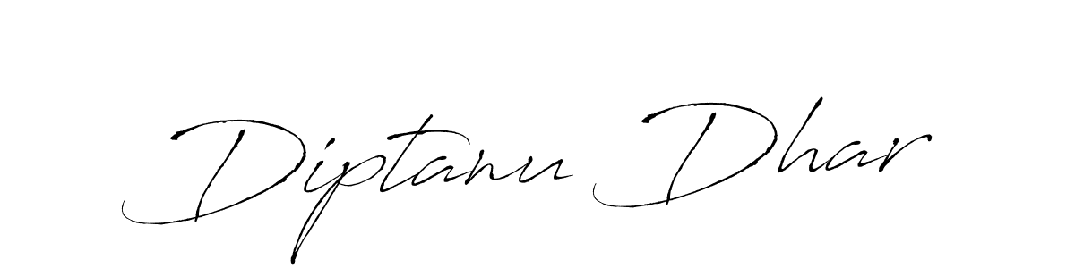 How to make Diptanu Dhar name signature. Use Antro_Vectra style for creating short signs online. This is the latest handwritten sign. Diptanu Dhar signature style 6 images and pictures png