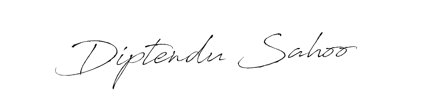 How to make Diptendu Sahoo name signature. Use Antro_Vectra style for creating short signs online. This is the latest handwritten sign. Diptendu Sahoo signature style 6 images and pictures png