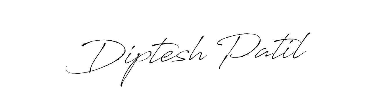 Diptesh Patil stylish signature style. Best Handwritten Sign (Antro_Vectra) for my name. Handwritten Signature Collection Ideas for my name Diptesh Patil. Diptesh Patil signature style 6 images and pictures png