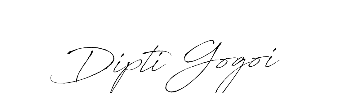 How to make Dipti Gogoi name signature. Use Antro_Vectra style for creating short signs online. This is the latest handwritten sign. Dipti Gogoi signature style 6 images and pictures png