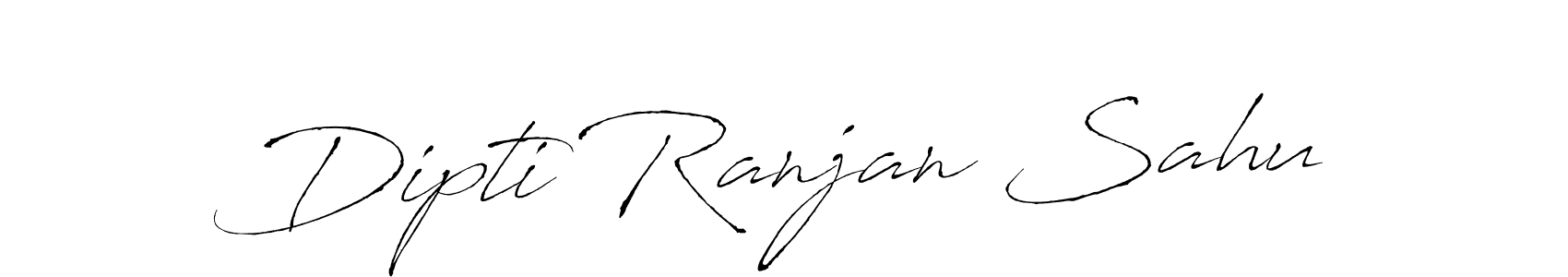 Create a beautiful signature design for name Dipti Ranjan Sahu. With this signature (Antro_Vectra) fonts, you can make a handwritten signature for free. Dipti Ranjan Sahu signature style 6 images and pictures png