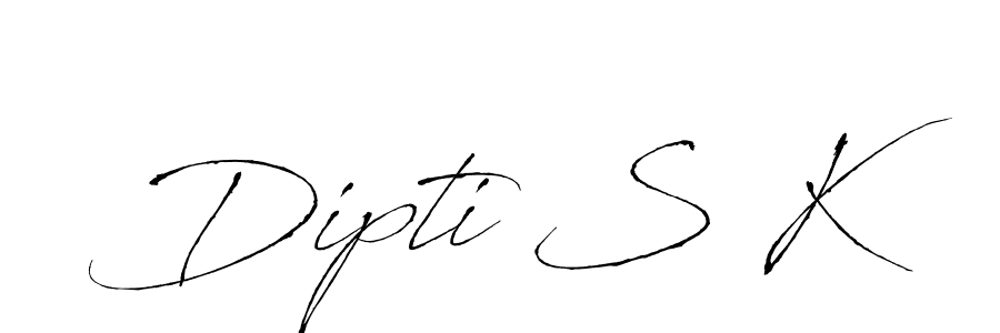 This is the best signature style for the Dipti S K name. Also you like these signature font (Antro_Vectra). Mix name signature. Dipti S K signature style 6 images and pictures png