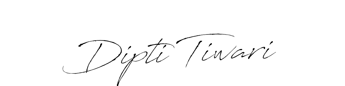 Antro_Vectra is a professional signature style that is perfect for those who want to add a touch of class to their signature. It is also a great choice for those who want to make their signature more unique. Get Dipti Tiwari name to fancy signature for free. Dipti Tiwari signature style 6 images and pictures png
