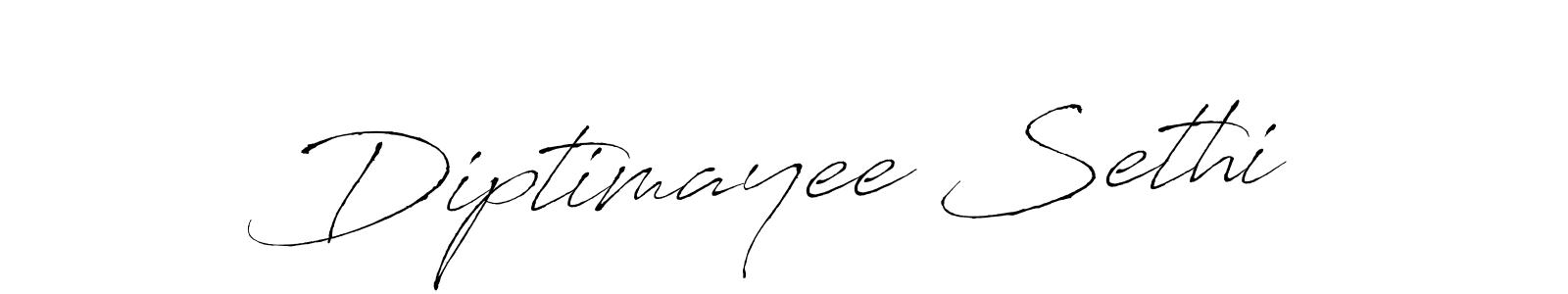 Design your own signature with our free online signature maker. With this signature software, you can create a handwritten (Antro_Vectra) signature for name Diptimayee Sethi. Diptimayee Sethi signature style 6 images and pictures png