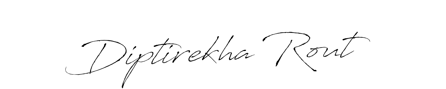 Diptirekha Rout stylish signature style. Best Handwritten Sign (Antro_Vectra) for my name. Handwritten Signature Collection Ideas for my name Diptirekha Rout. Diptirekha Rout signature style 6 images and pictures png