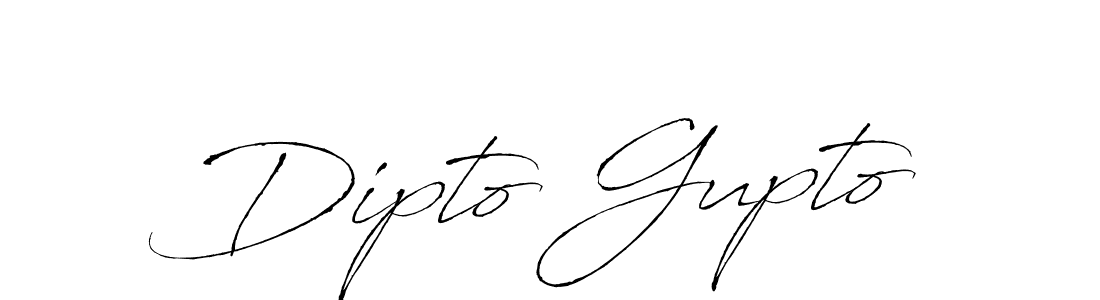 Create a beautiful signature design for name Dipto Gupto. With this signature (Antro_Vectra) fonts, you can make a handwritten signature for free. Dipto Gupto signature style 6 images and pictures png