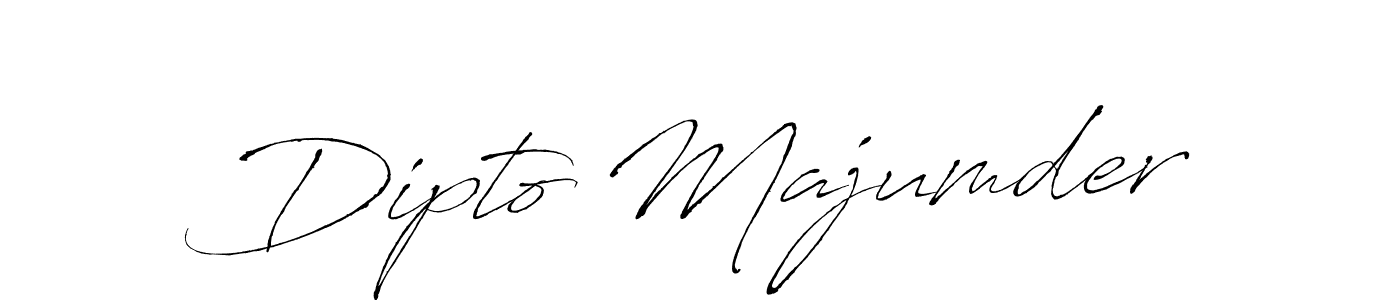 How to make Dipto Majumder name signature. Use Antro_Vectra style for creating short signs online. This is the latest handwritten sign. Dipto Majumder signature style 6 images and pictures png